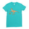 T-Rex Basketball Ladies Fitted T-Shirt