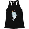 cute kawaii narwhals are cute Racerback Tank