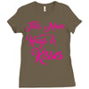 this mom hugs kiss es Ladies Fitted T-Shirt