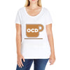 coffee addiction Ladies Curvy T-Shirt