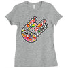 adesivo  hand shocker stickers bomb decal usdm jdm Ladies Fitted T-Shirt