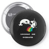 unicorns are overrated Pin-back button