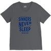 official t shirt mens you me at six sinners never sleep big all sizes V-Neck Tee
