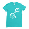 cow says mu Ladies Fitted T-Shirt