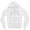 weapon of choice, gaming Zipper Hoodie