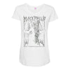 black metal phillip Maternity Scoop Neck T-shirt