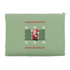 ugly super mario christmas Accessory Pouches