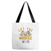 let the wookiee win Tote Bags