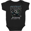 black bood Baby Bodysuit