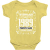 vintage made in 1989 perfectly aged a living legend Baby Bodysuit
