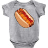 hotdogs on a bun Baby Onesie
