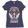 I Own It Forever The Title Groomer Ladies Fitted T-Shirt