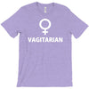 vagitarian sex hetero bucks night vegetarian male female costume T-Shirt