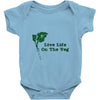 life life on the veg Baby Onesie