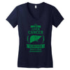 I am a Liver Cancer Survivor - What's Your Superpower? Women's V-Neck T-Shirt