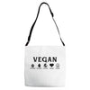 Vegan For The Planet Adjustable Strap Totes