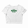 talk nerdy to me Crop Top