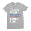 This is What Trans Looks Like Ladies Fitted T-Shirt