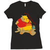 winnie le porc Ladies Fitted T-Shirt