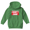 Breaking News i Don't Care Youth Hoodie