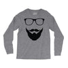 beard and glasses Long Sleeve Shirts