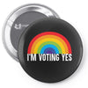 I Am Voting Yes Pin-back button