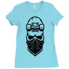skate skull Ladies Fitted T-Shirt