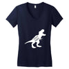 Daddysaurus Women's V-Neck T-Shirt