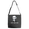 can't adult today Adjustable Strap Totes