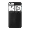 push button receive bacon iPhone 7 Case