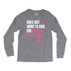 Girls Just Want to Have Fundamental Rights Long Sleeve Shirts