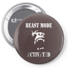 beast mode Pin-back button
