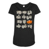 fisheye lens Maternity Scoop Neck T-shirt
