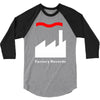 factory records   retro record label   mens music 3/4 Sleeve Shirt