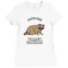 save the trash pandas Ladies Fitted T-Shirt