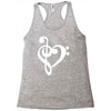 musik notes Racerback Tank