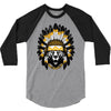 native american chief bear 3/4 Sleeve Shirt