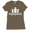 myspace Ladies Fitted T-Shirt
