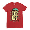 pop off Ladies Fitted T-Shirt