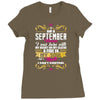 i am a September women Ladies Fitted T-Shirt