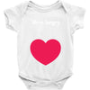 We're Hungry with Heart Baby Bodysuit