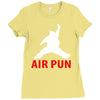 air pun big pun logo Ladies Fitted T-Shirt
