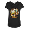 travel long Maternity Scoop Neck T-shirt