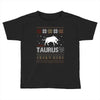 santa taurus christmas ugly t shirts Toddler T-shirt