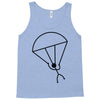 stick man skydiving Tank Top