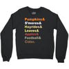 fall helvetica Crewneck Sweatshirt