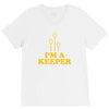 i'm a keeper V-Neck Tee