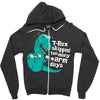 t rex skipped too many arm days Zipper Hoodie