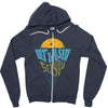 let the sea, set you free Zipper Hoodie