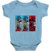rock, paper, dragon Baby Onesie